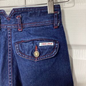 Tres Jolie Vintage Jeans Straight Leg High Waist